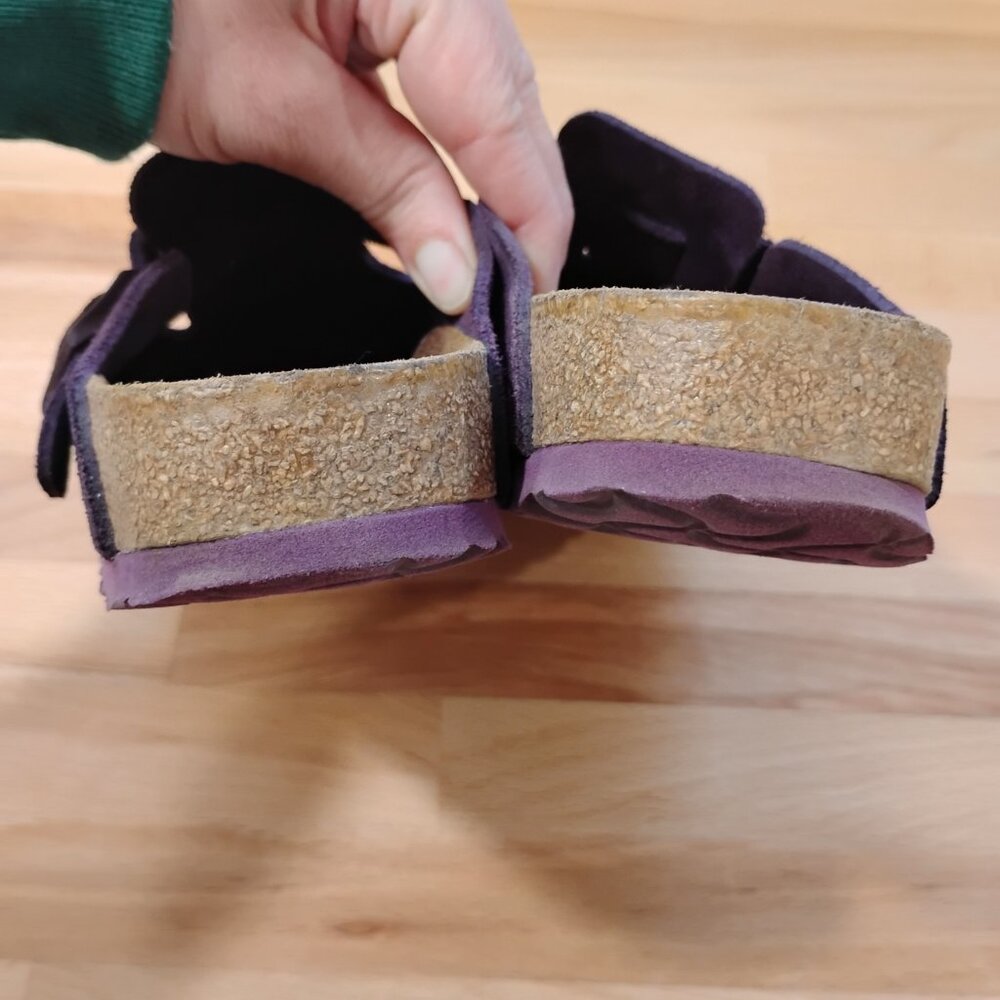 Purple Birkenstock Boston 38 Narrow - Picture 3 of 11